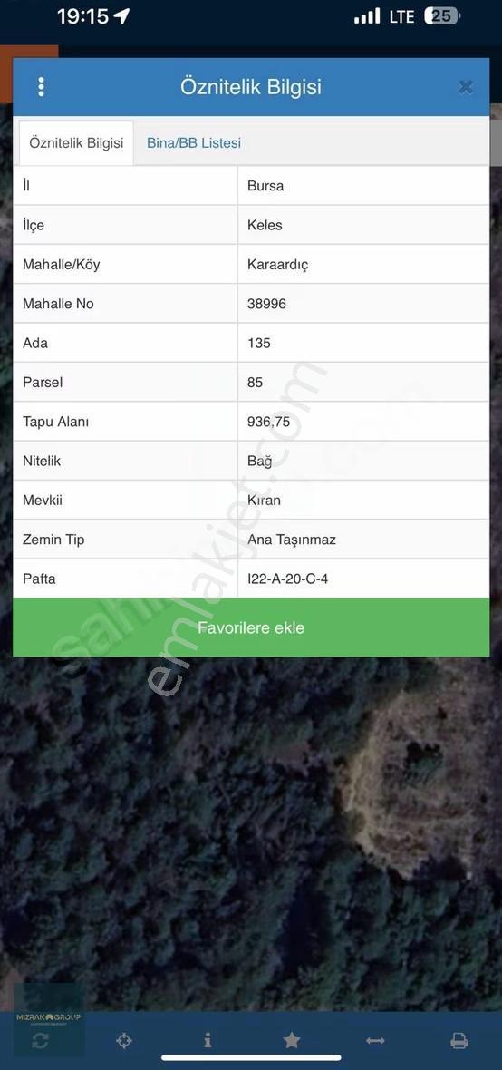 Ormana Cephe 936 M2 Tek Tapu Fırsat Tarla - Görsel 2