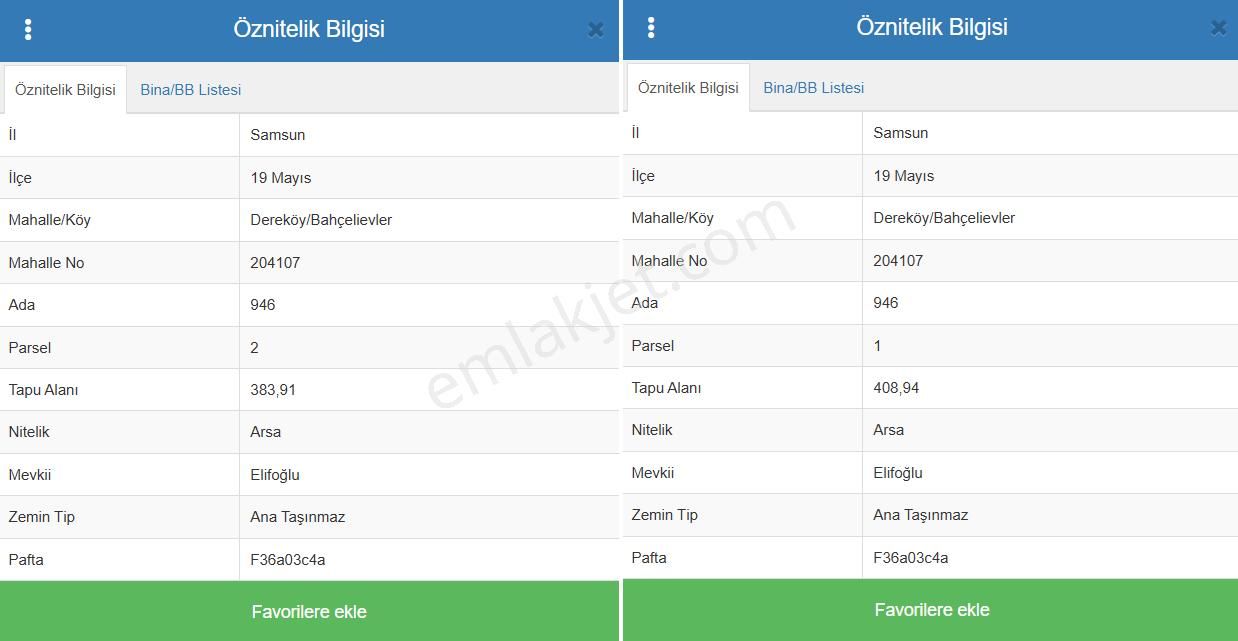 Dereköy/bah. Elifoğlu Mev. "792,85" M2 Arsa. 2 Adet Yan Yana Arsa - Görsel 2