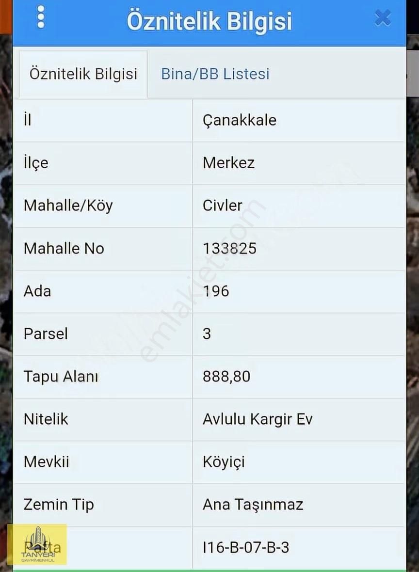 Çanakkale Merkez Civler Satılık 889 M2 İmarlı Arsa - Görsel 15