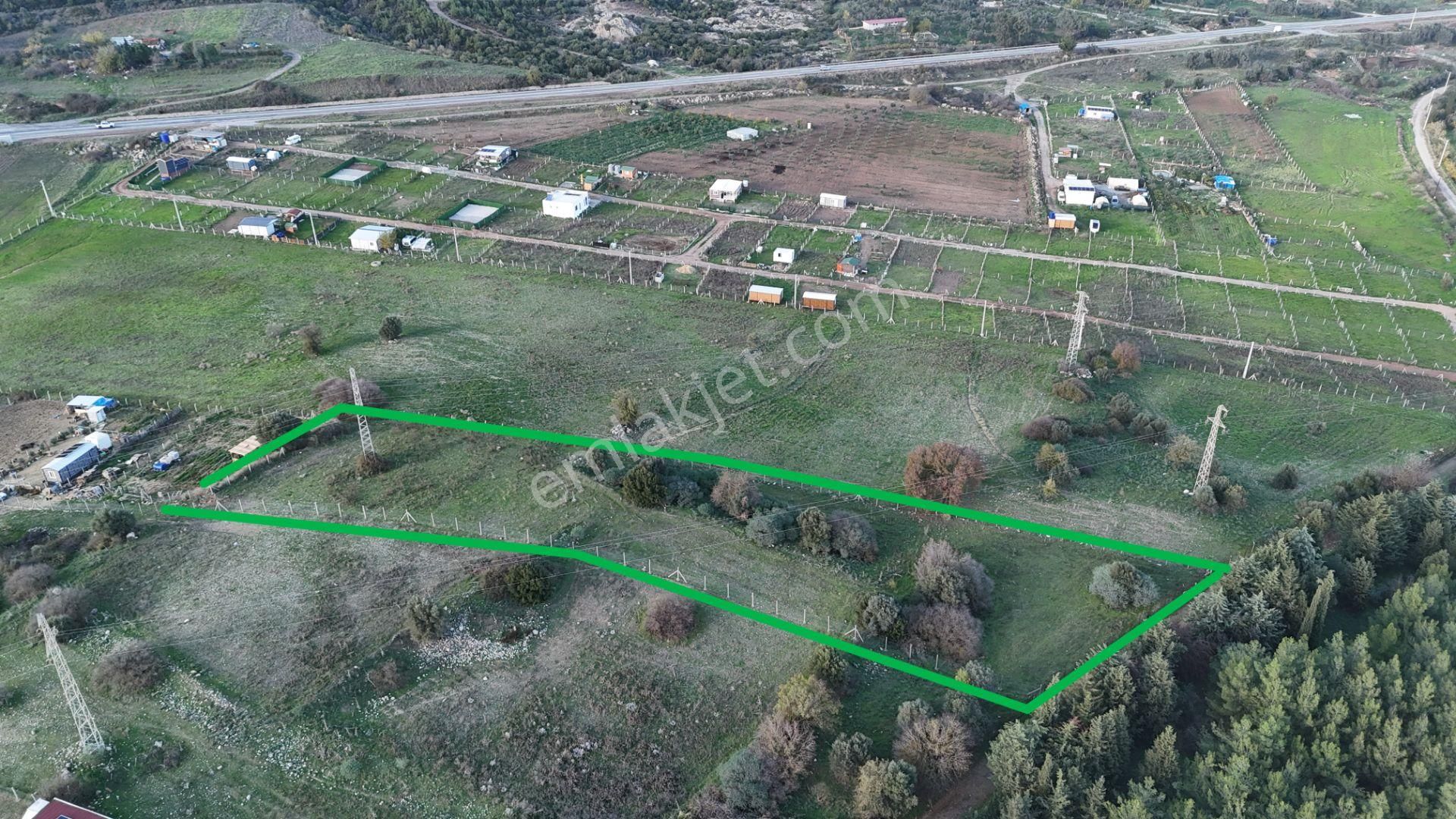 İzmir Menderes Şaşalda 4 Dönüm Taksimli Tepe Manzara Arsa - Görsel 19