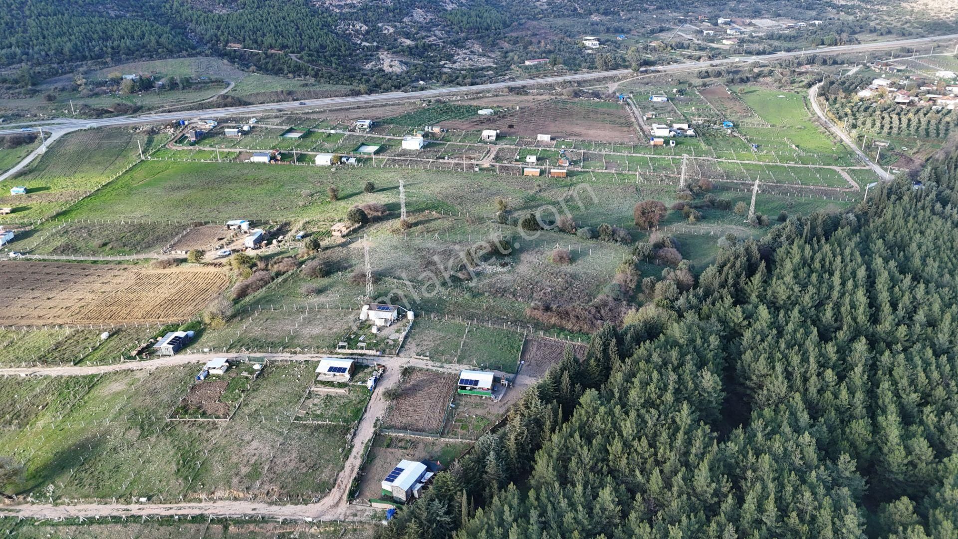 İzmir Menderes Şaşalda 4 Dönüm Taksimli Tepe Manzara Arsa - Görsel 29