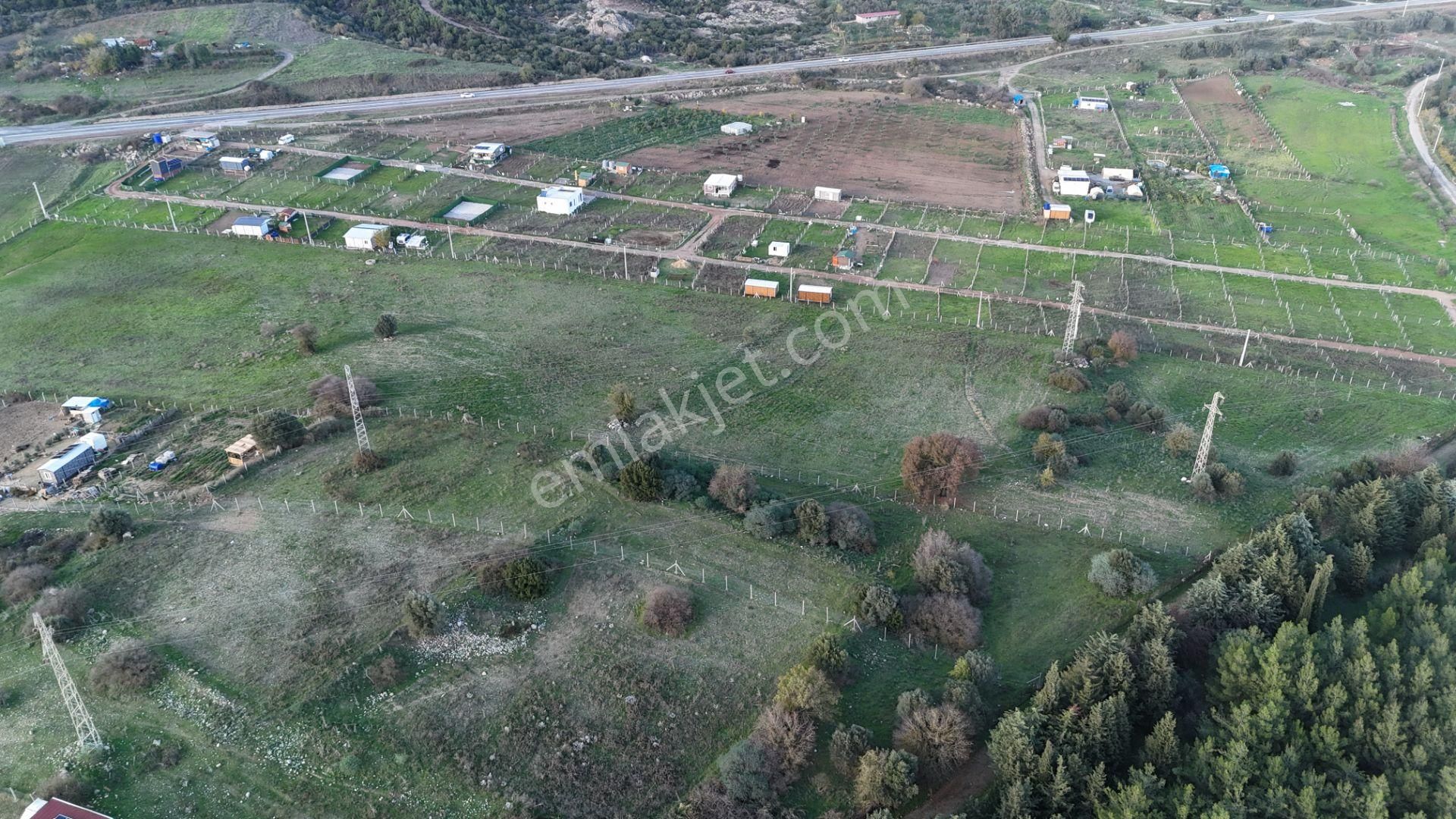 İzmir Menderes Şaşalda 4 Dönüm Taksimli Tepe Manzara Arsa - Görsel 34