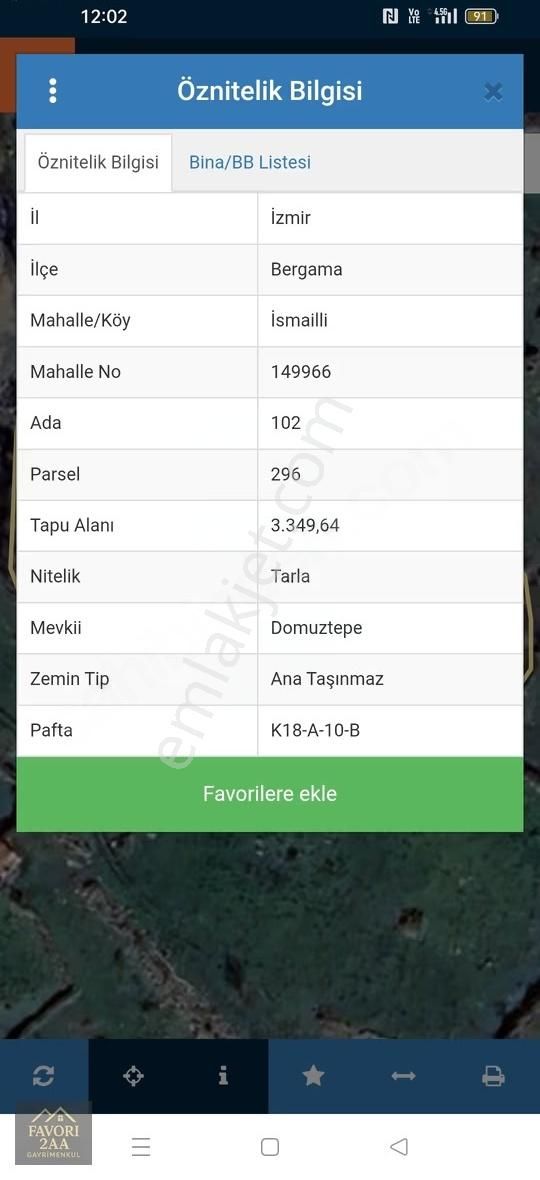 Bergama İsmailli Mah Satılık Ev Ve Tarla - Görsel 2