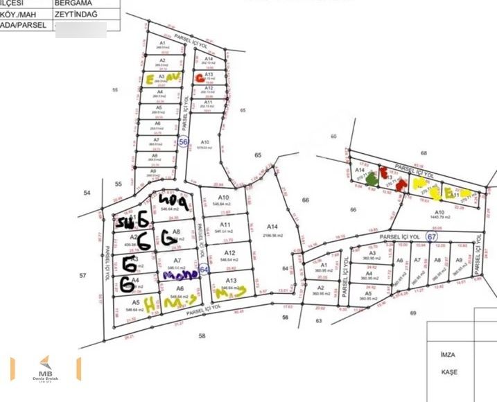 İzmir Bergama Zeytindağ Deniz Manzaralı Parseller - Görsel 4