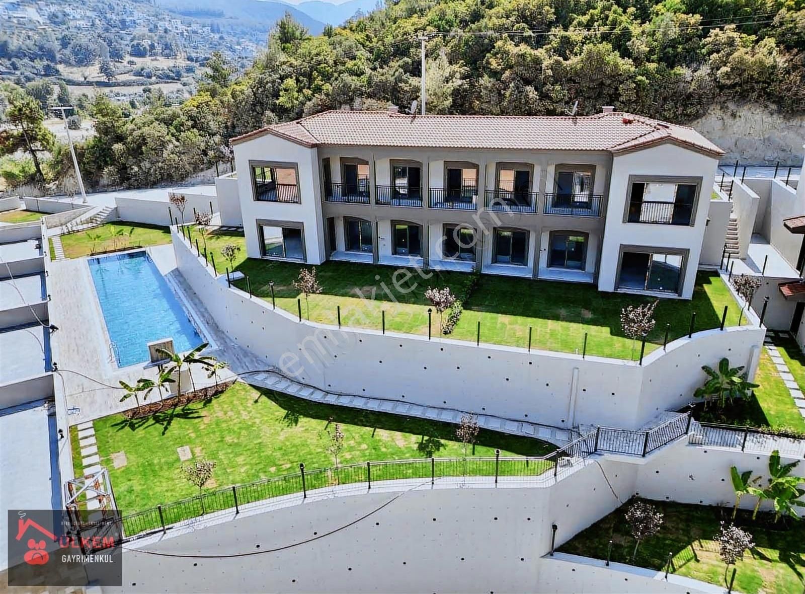 Tek Katlı Doğa Manzaralı 2+1 -3+1 Seçenekli Havuzlu Sit Daireler - Görsel 21