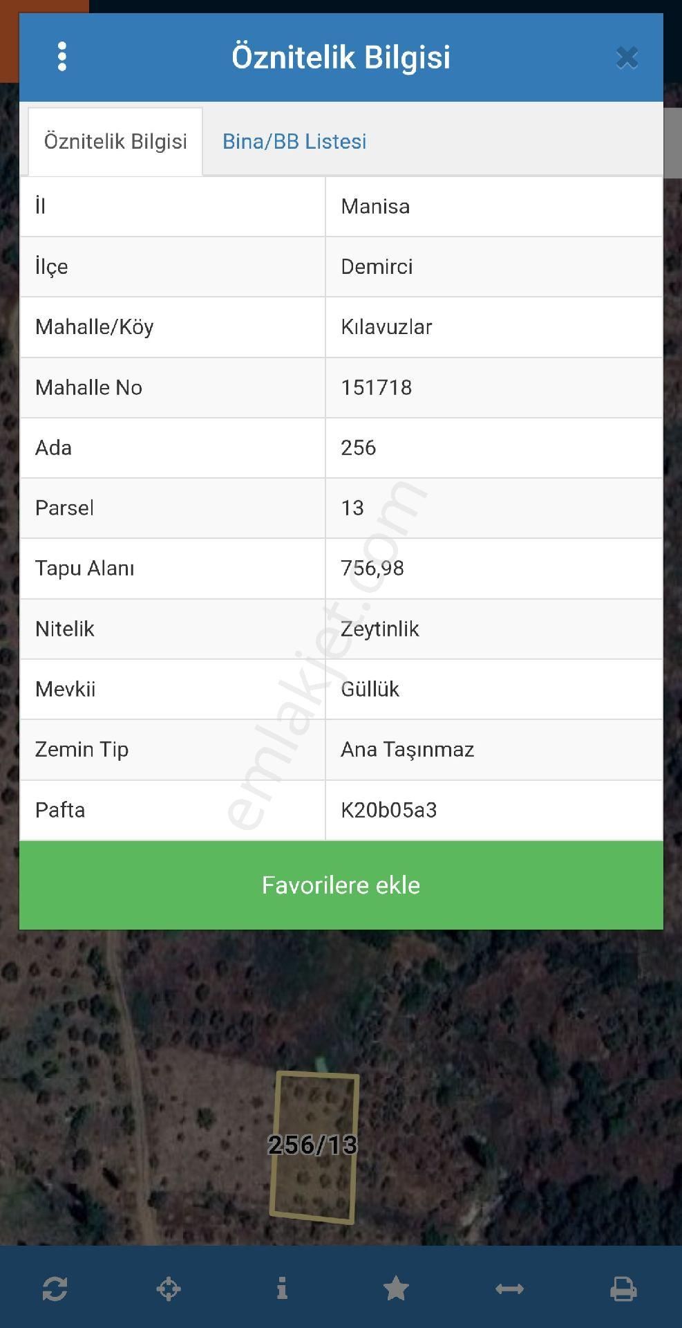 Manisa Demirci Kılavuzlar'da Köy Yakını 756 M2 Zeytinlik. Açıklamayı Okuyarak Arayınız. - Görsel 3