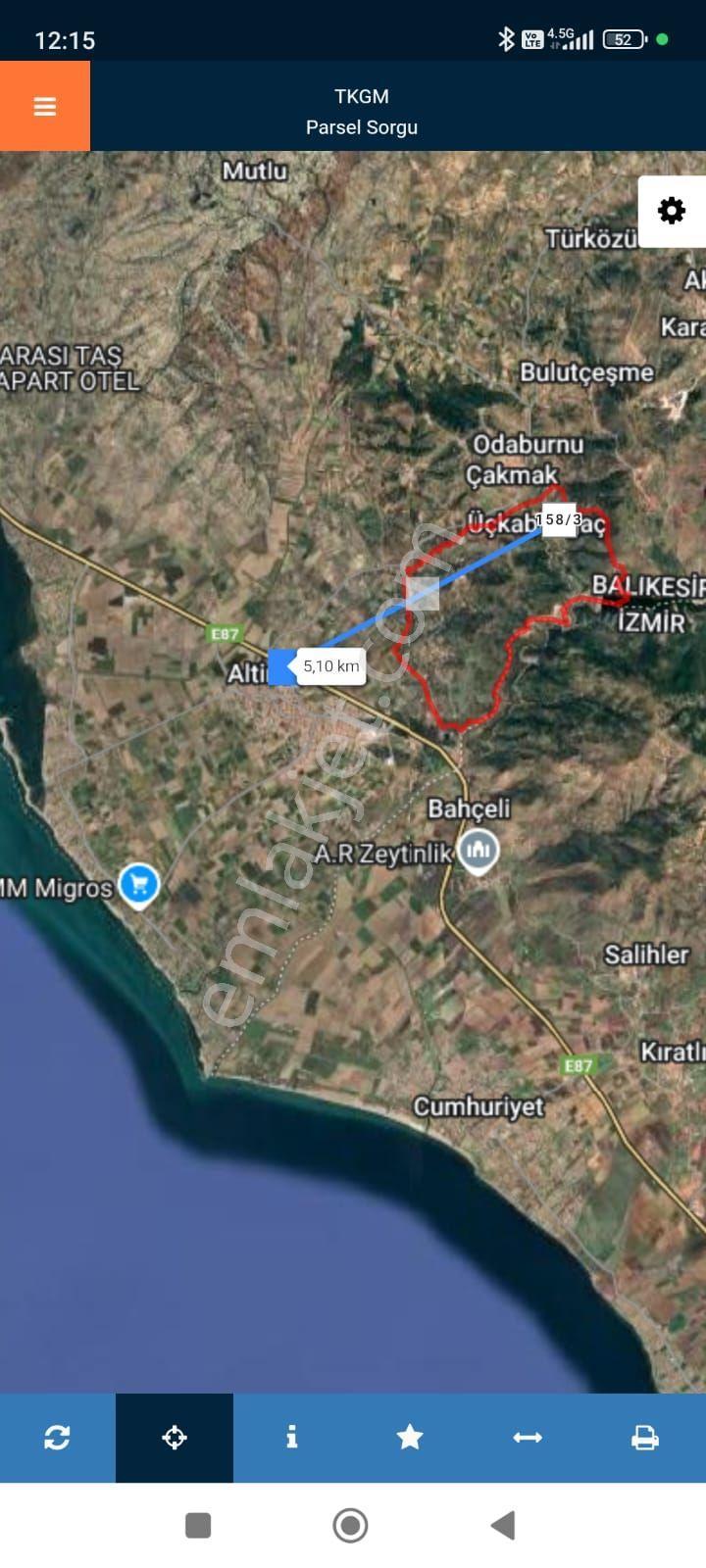 Ayvalık Üçkabağaç Köyiçi’nde 939 M² Köy Arsası – Can Emlak’tan - Görsel 3