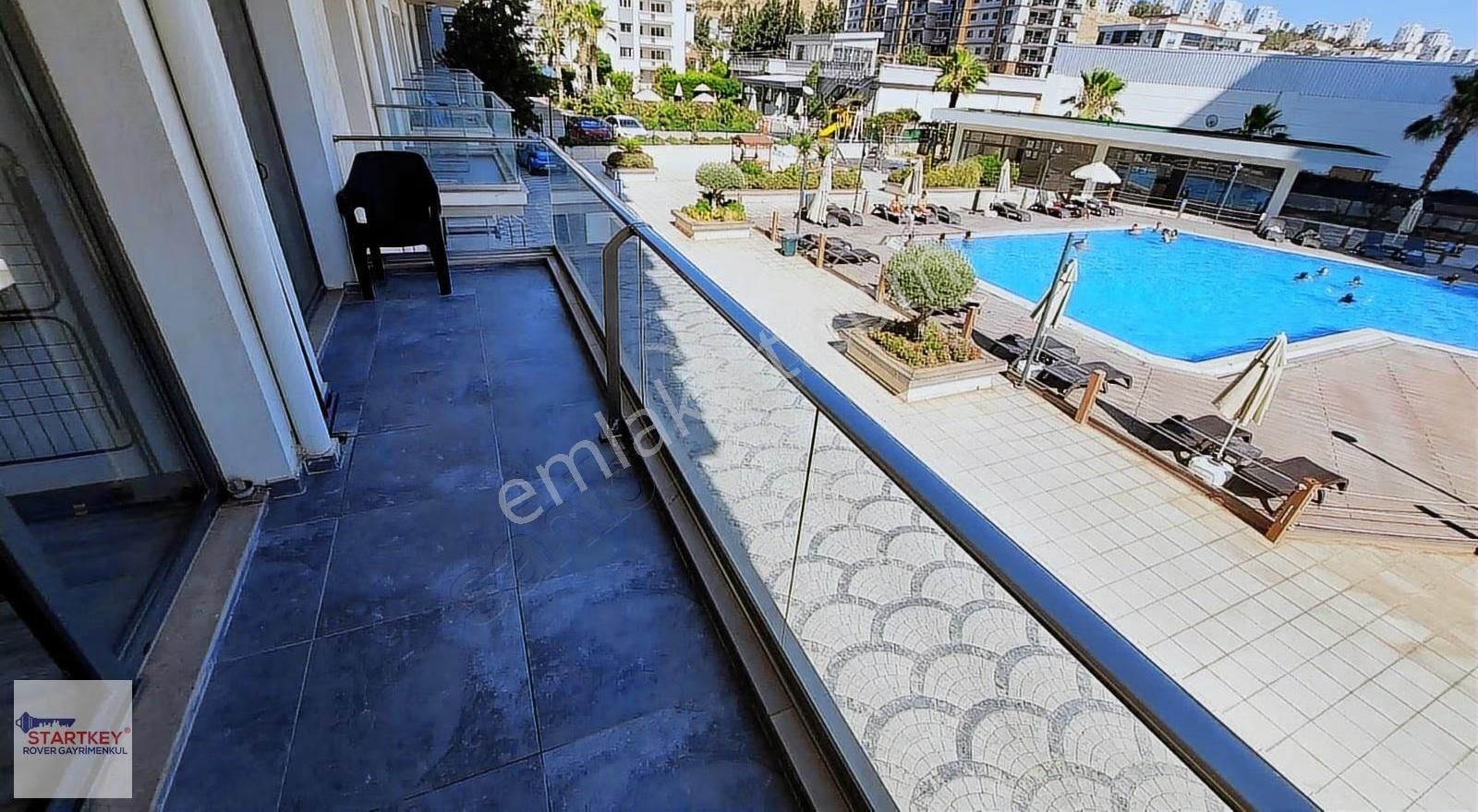 Marka 333 Sitesinde Havuz Cephe Eşyalı 1+1 Satılık Daire - Görsel 30