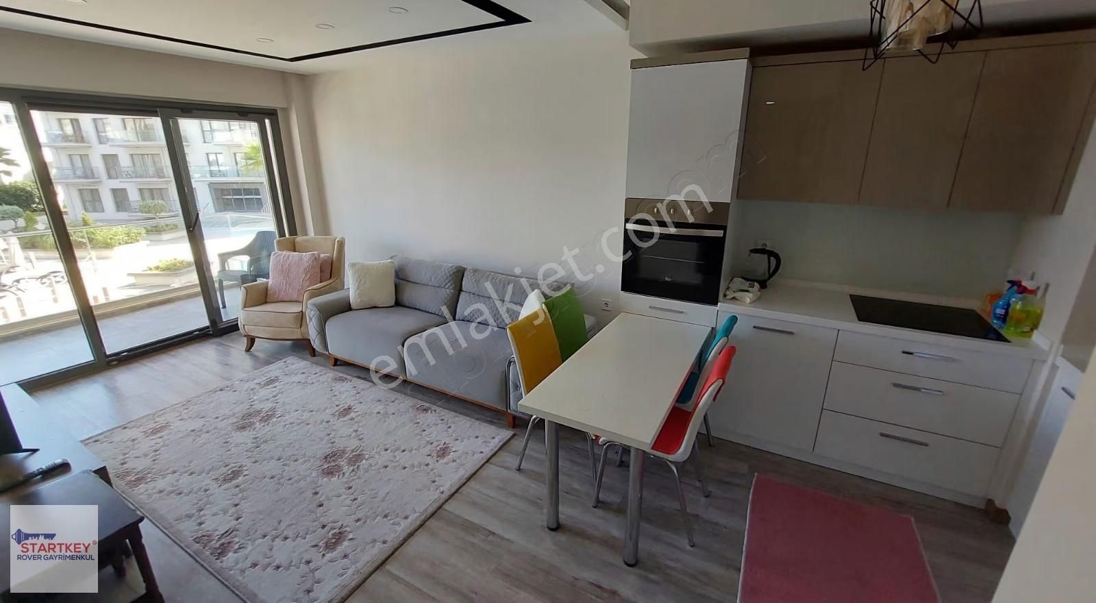 Marka 333 Sitesinde Havuz Cephe Eşyalı 1+1 Satılık Daire - Görsel 16