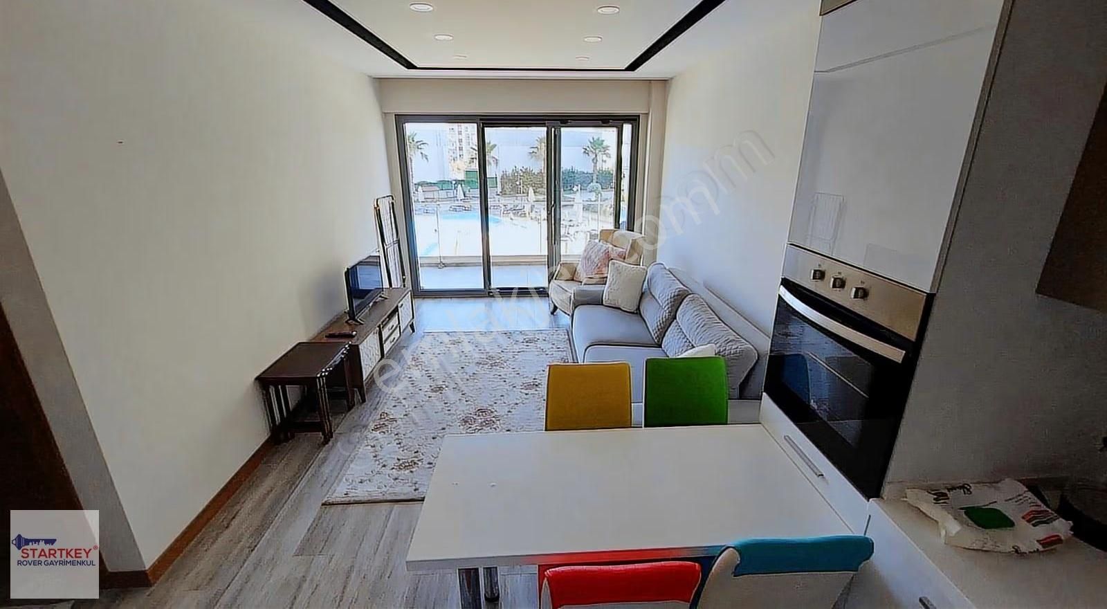 Marka 333 Sitesinde Havuz Cephe Eşyalı 1+1 Satılık Daire - Görsel 2