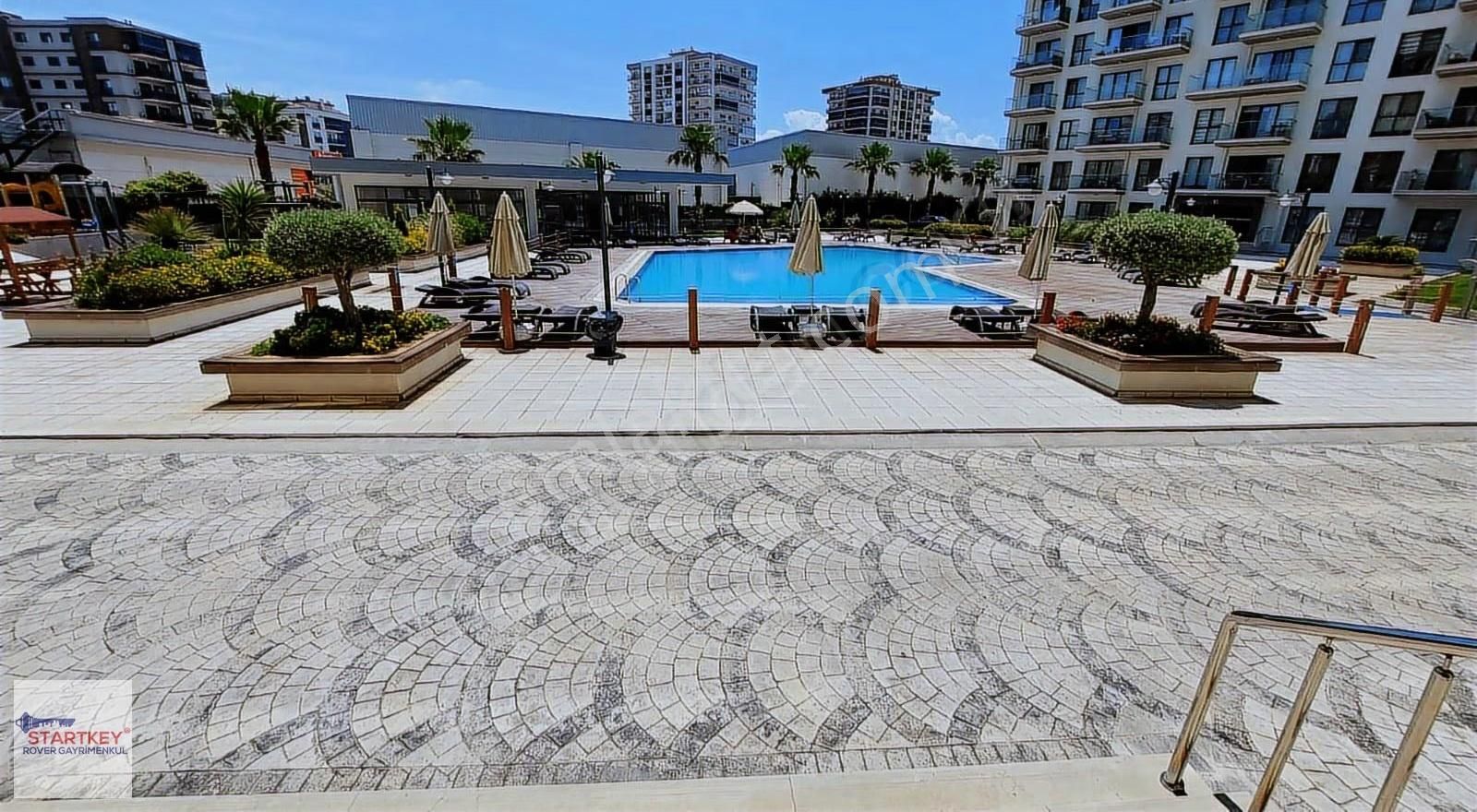 Marka 333 Sitesinde Havuz Cephe Eşyalı 1+1 Satılık Daire - Görsel 12