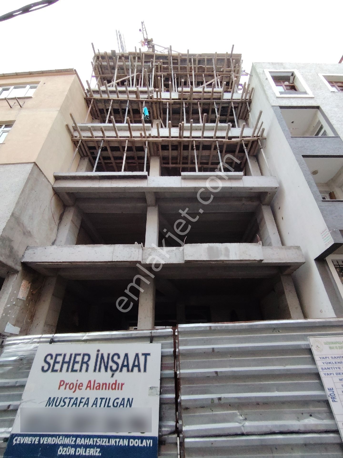 Seher İnşaat'tan Satılık Otoparklı 3+1 Daire