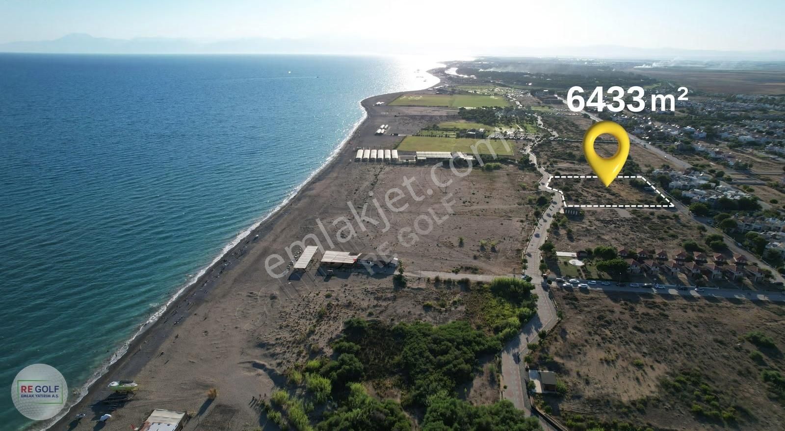 Re Golf'ten Belek Boğazkent'te Denize Sıfır Arsa