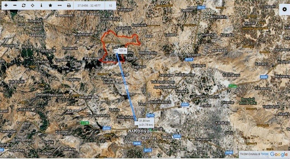 Talha Tozduman'dan Sarayönü Ladik'te Konut İmarlı 1.050m2 Arsa - Görsel 8