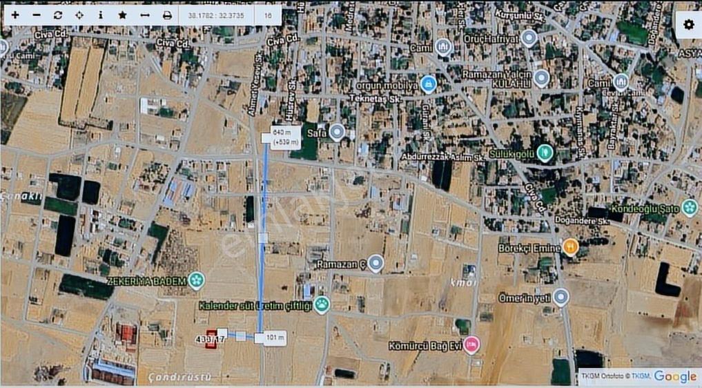 Talha Tozduman'dan Sarayönü Ladik'te Konut İmarlı 1.050m2 Arsa - Görsel 10