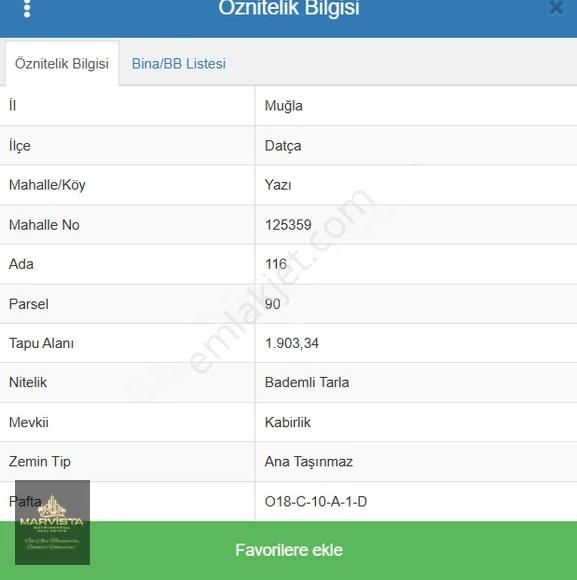 Muğla Datça Yazı Mahallesi'nde Satılık Araziler - Görsel 9
