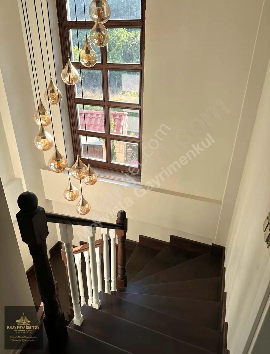 Çamlı Köyünde Özel Mimarili, Havuzlu, Full Eşyalı Villa - Görsel 15