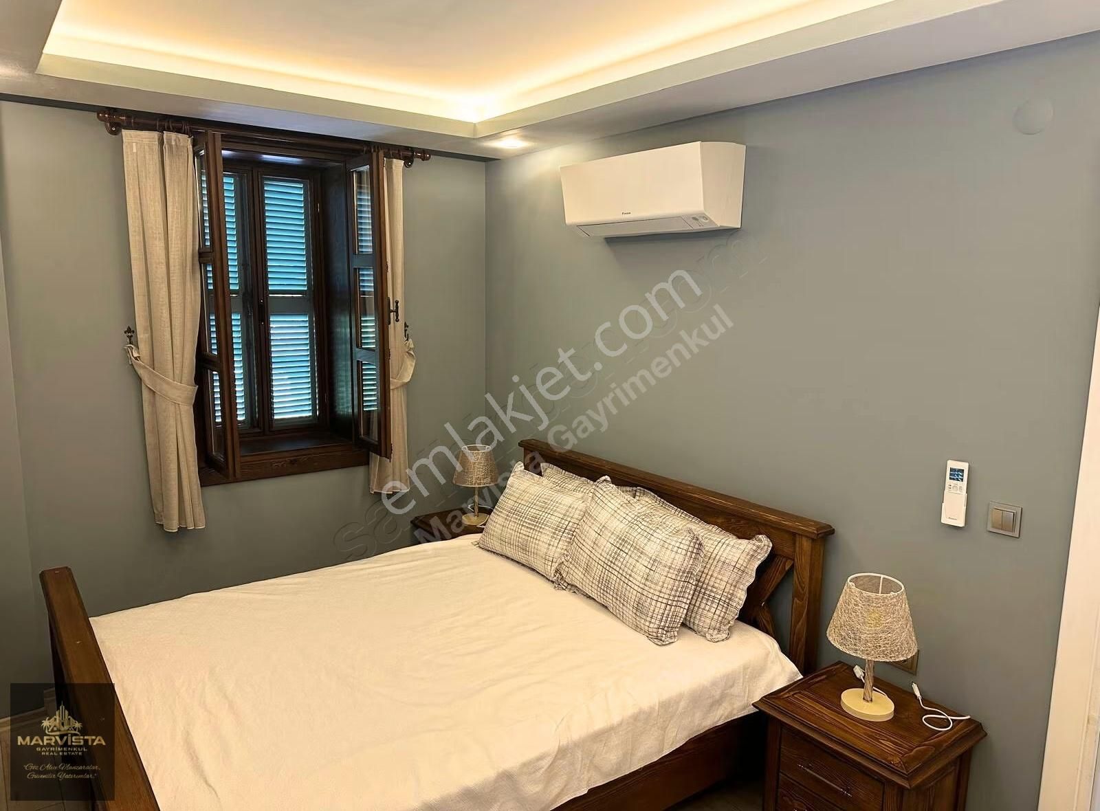 Çamlı Köyünde Özel Mimarili, Havuzlu, Full Eşyalı Villa - Görsel 19