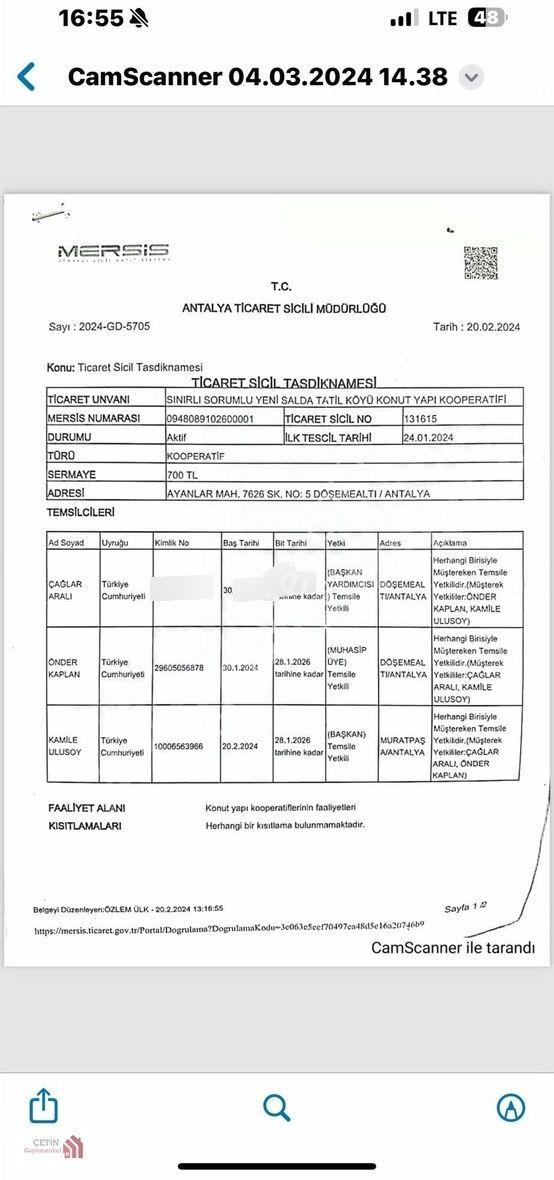 Salda Arsa Kooperatifinde Satılık Arsa Uygun Fiat - Görsel 2