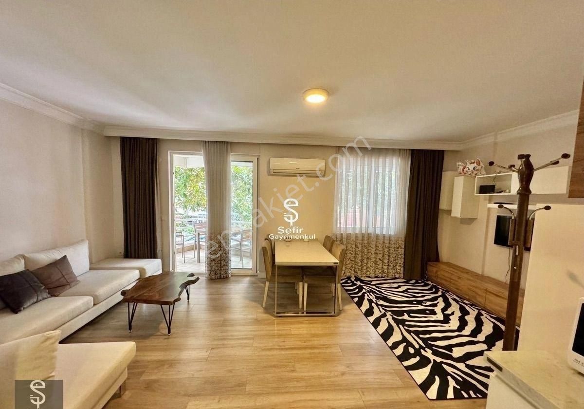 Alanya Cleopatra'da Denize Sıfır 1+1 Kiralık Daire - Görsel 17