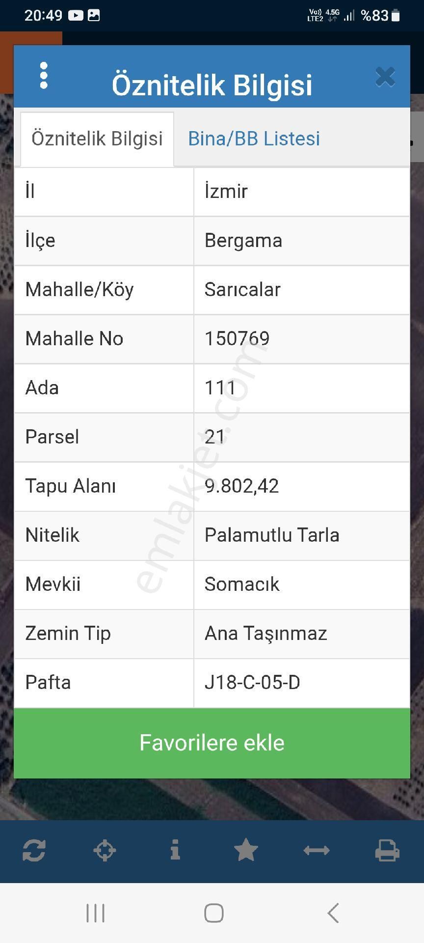 Satılık Müstakiltapu Tarla - Görsel 3