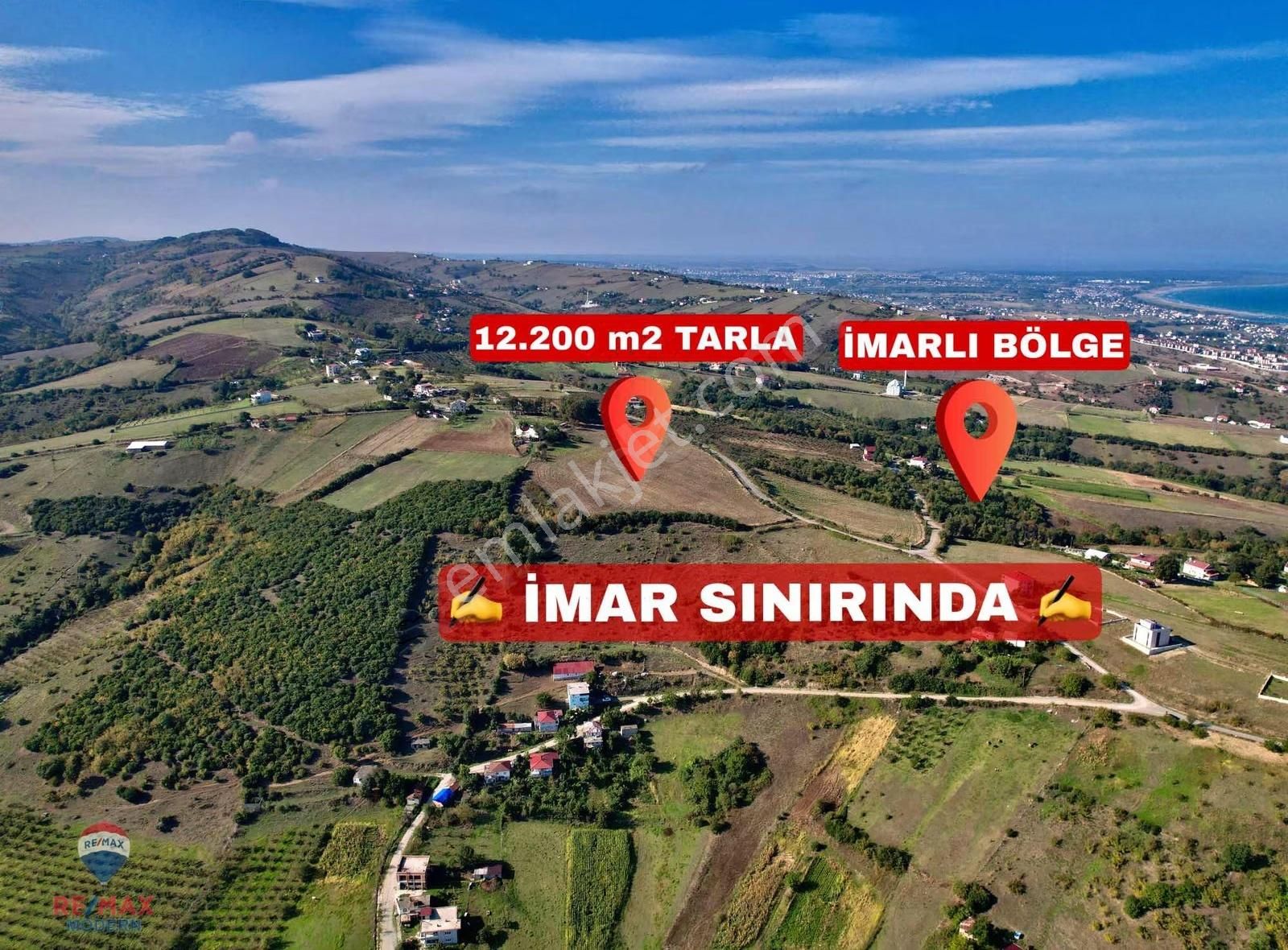 Atakum Taflan İmar Sınırında Önü Kapanmaz Emsalsiz Tarla - Görsel 5