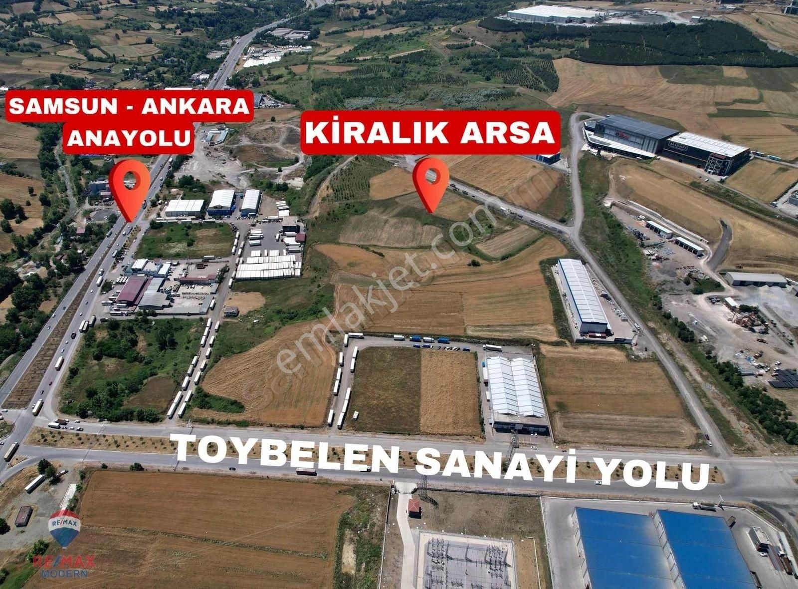 Toybelen'de Yola Cephe Anayola Yakın Kiralık 5.500 M2 Arsa - Görsel 2