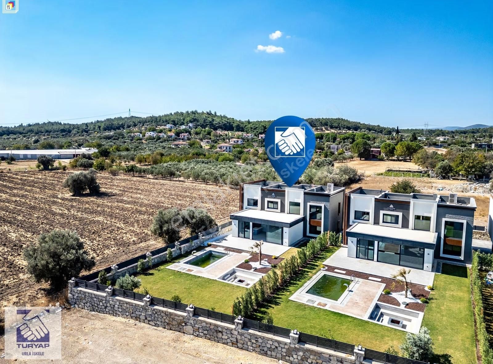 Turyap Urla İskele | Kuşçularda Akıllı, Havuzlu Müstakil Villa - Görsel 11