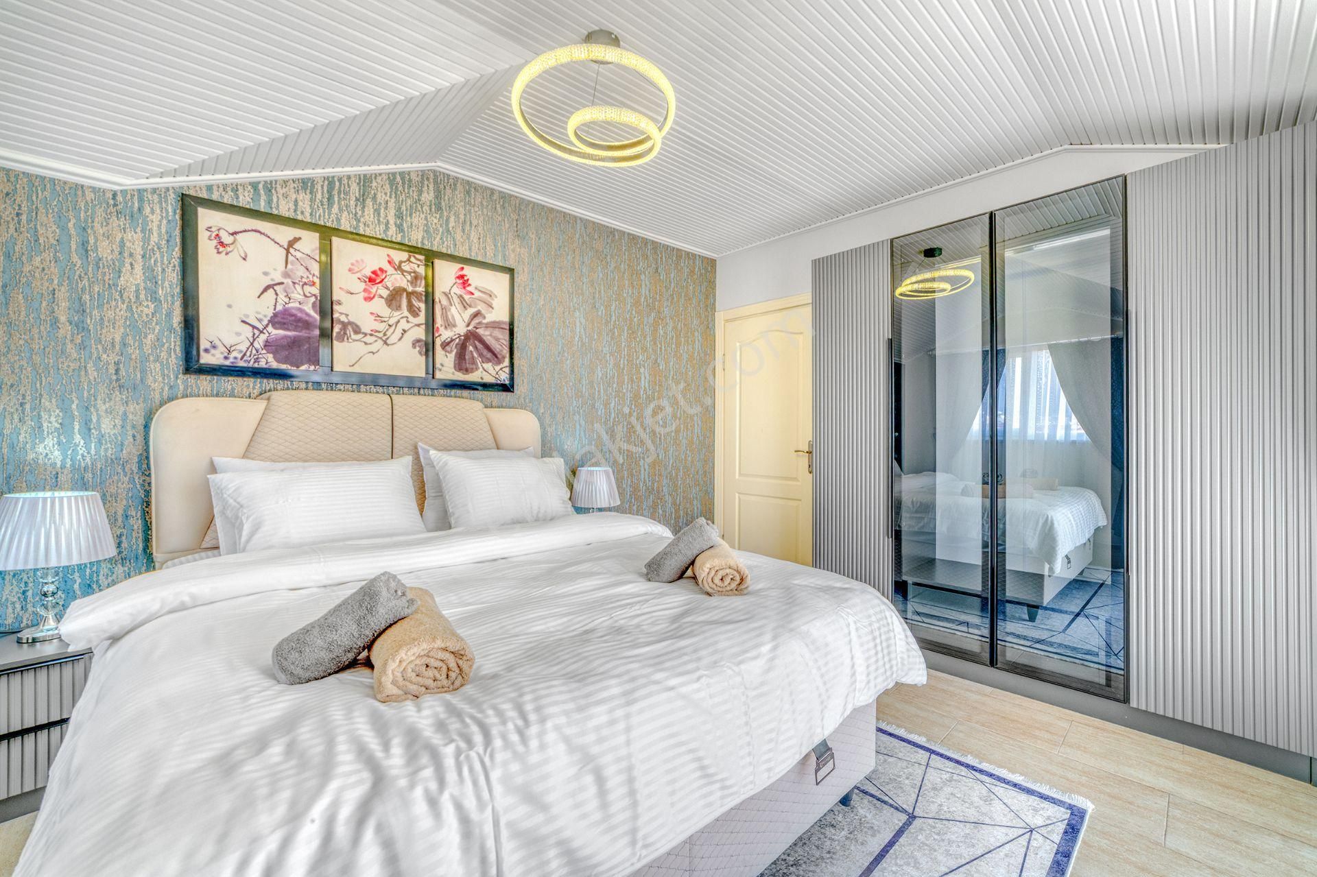 Alanya Obagölde Denize Yalnızca 600 M Mesafede Lüks 4+1 Dubleks - Görsel 35