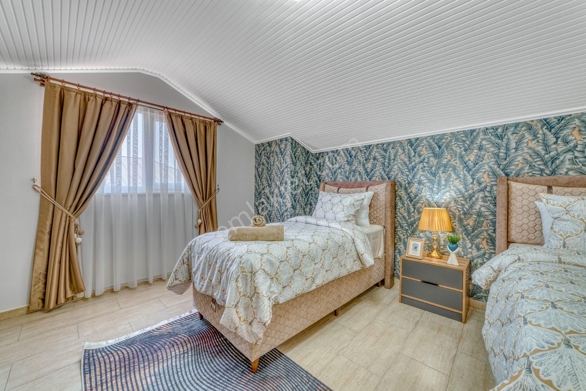 Alanya Obagölde Denize Yalnızca 600 M Mesafede Lüks 4+1 Dubleks - Görsel 30