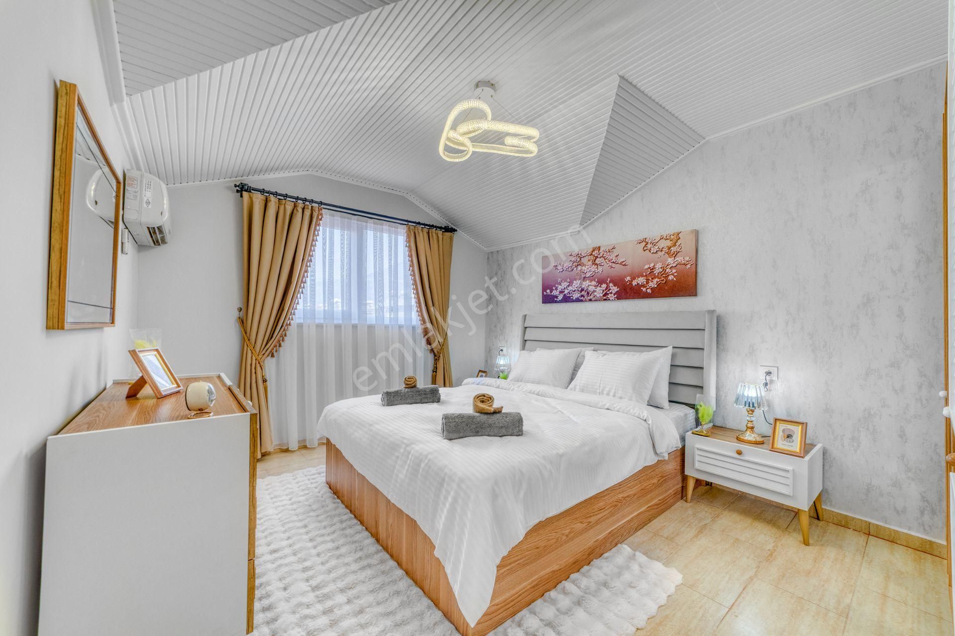 Alanya Obagölde Denize Yalnızca 600 M Mesafede Lüks 4+1 Dubleks - Görsel 25