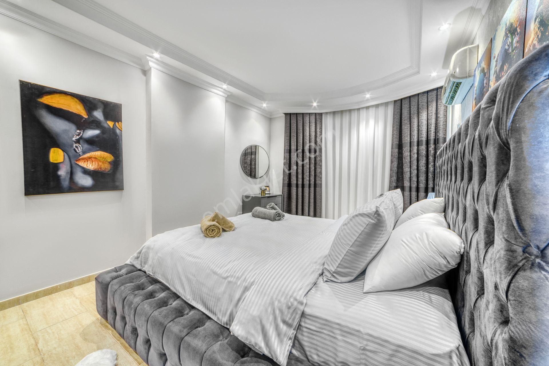 Alanya Obagölde Denize Yalnızca 600 M Mesafede Lüks 4+1 Dubleks - Görsel 14