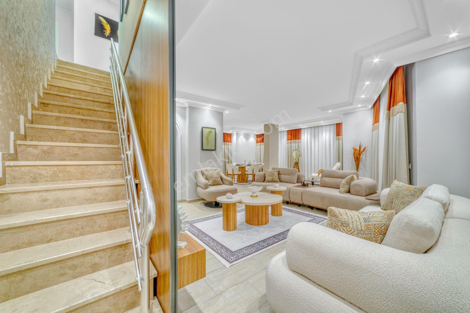 Alanya Obagölde Denize Yalnızca 600 M Mesafede Lüks 4+1 Dubleks - Görsel 12