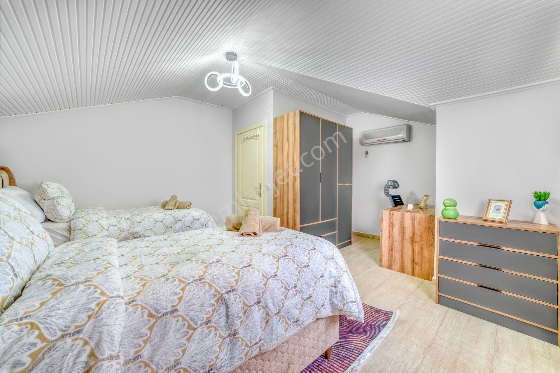 Alanya Obagölde Denize Yalnızca 600 M Mesafede Lüks 4+1 Dubleks - Görsel 32