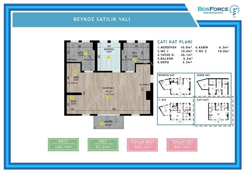 Kanlıca Körfez'de Satılık Bakımlı Yalı - Görsel 31