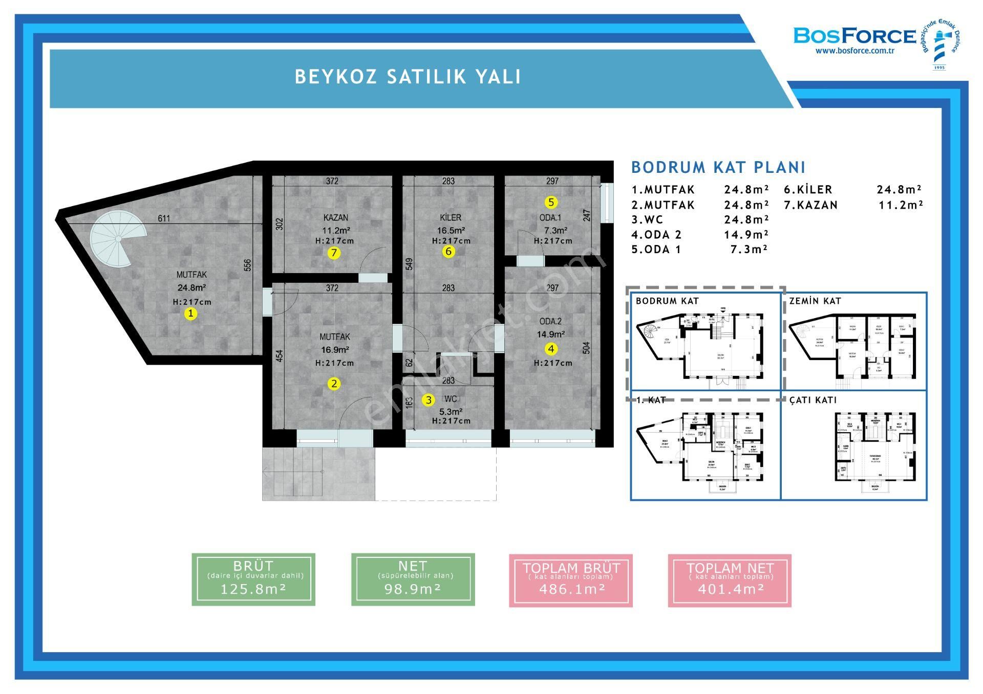 Kanlıca Körfez'de Satılık Bakımlı Yalı - Görsel 28