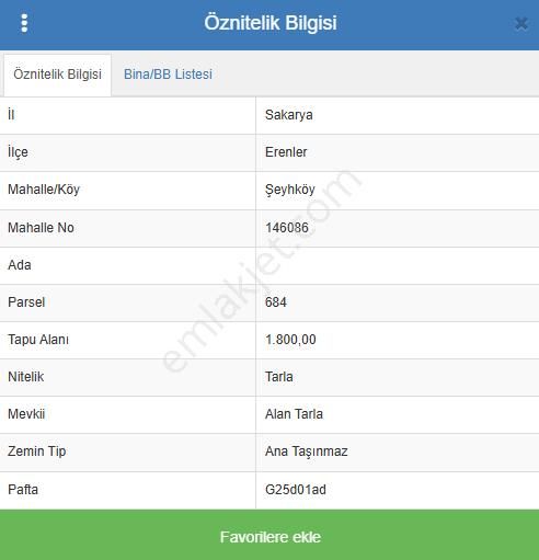 Sakarya, Erenler, Şeyhköy'de Satılık Fırsat Arazimiz Satılıktır - Görsel 7