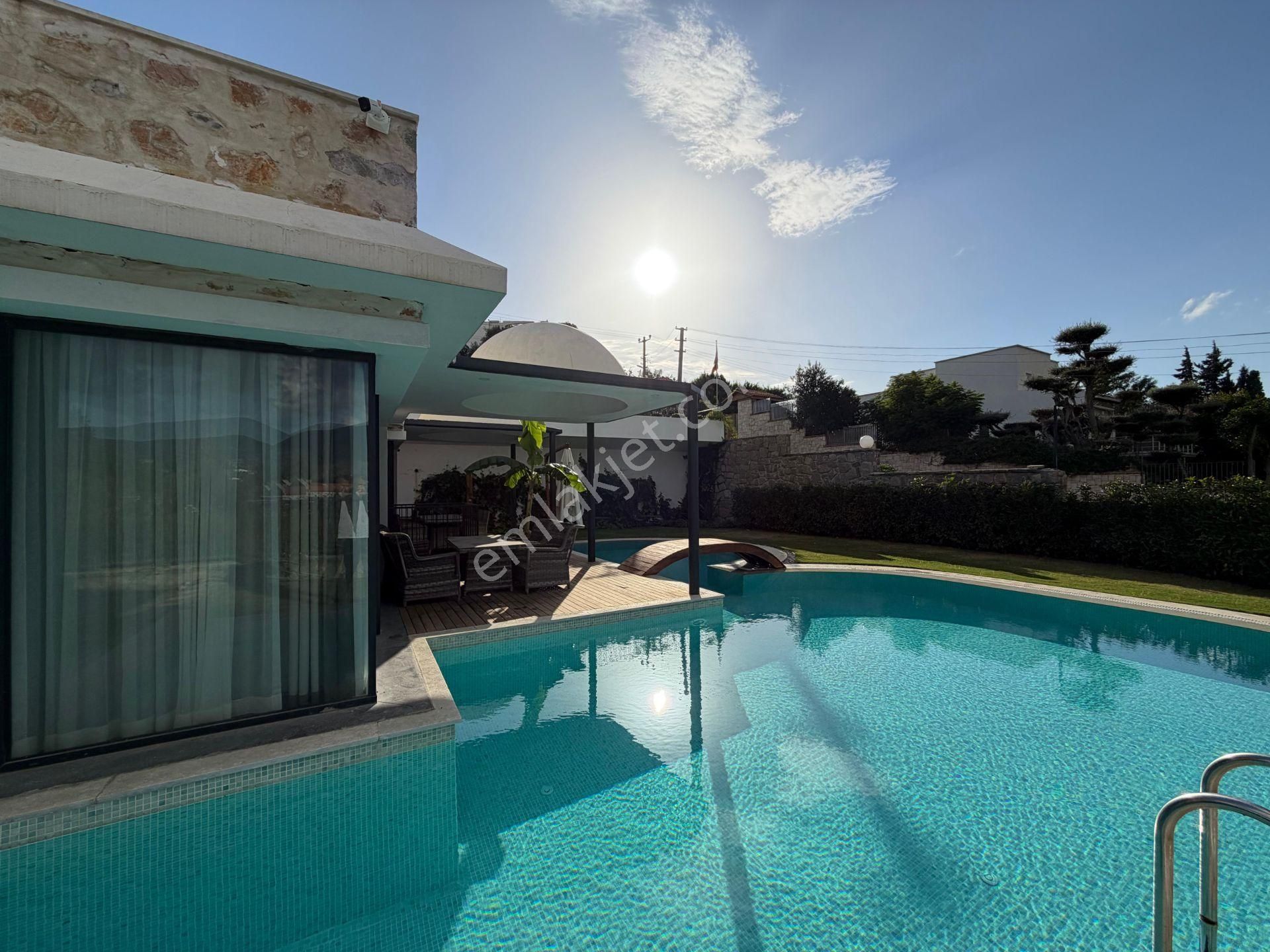 Bodrum 'da Satılık Bitez’in Kalbinde 5+2 Tam Müstakil Havuzlu Villa - Görsel 9