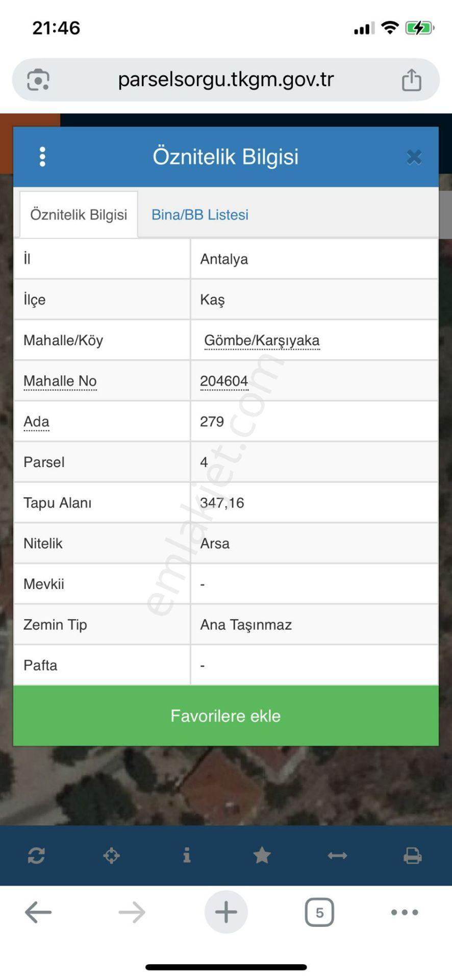 Kaş Gömbe'de Konut İmarlı Satılık Müstakil Parsel - Görsel 8