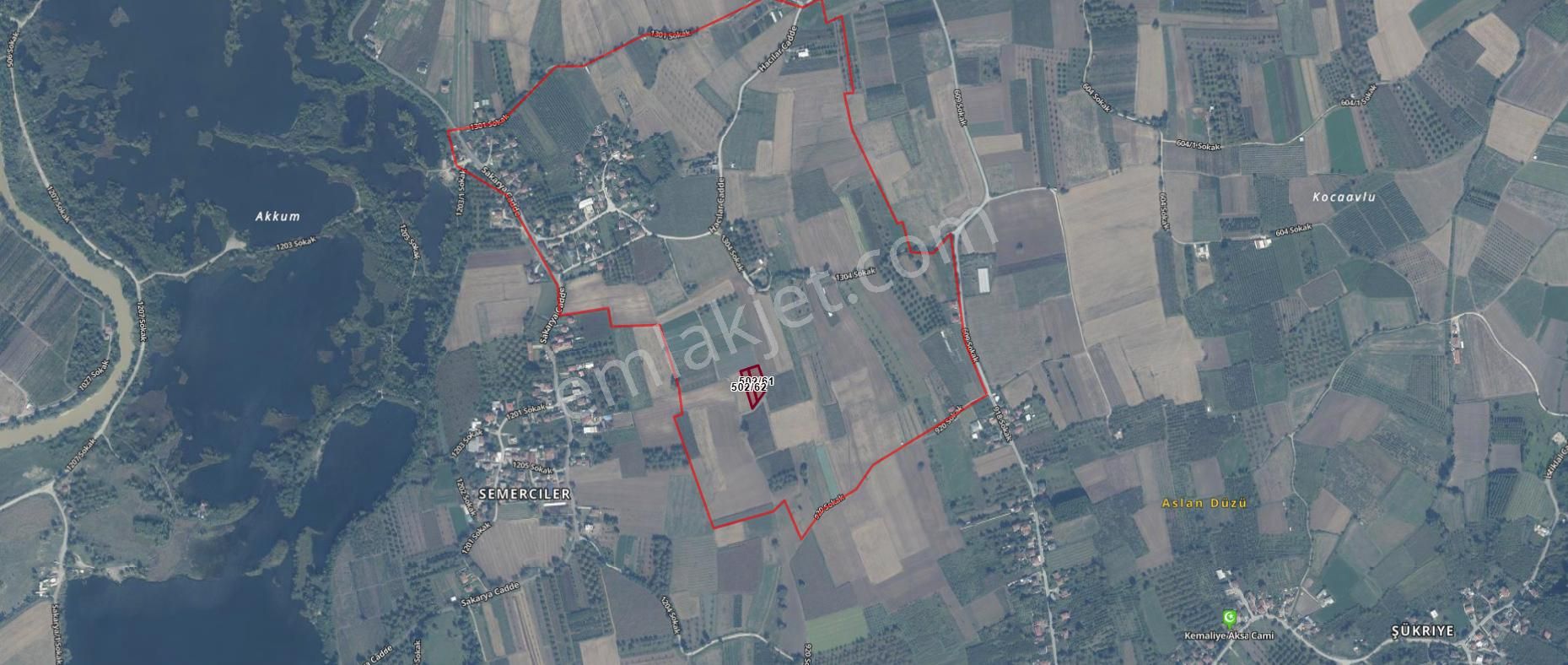 Sakarya, Arifiye, Karaçomaklar'da Yanyana Satılık 2 Parsel - Görsel 4