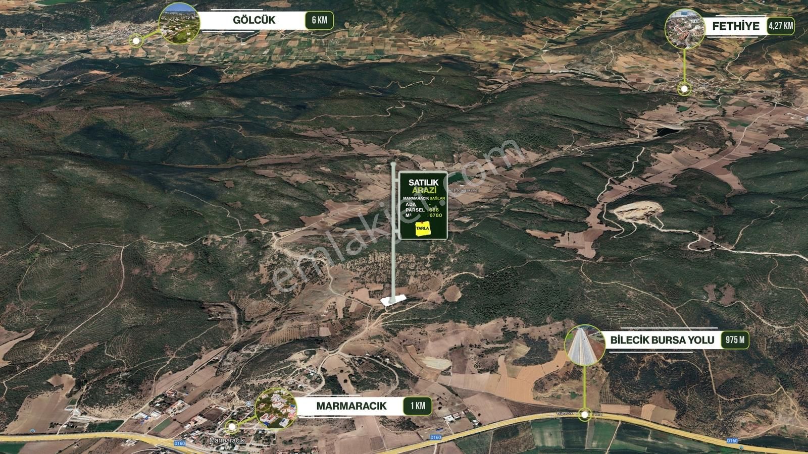 Expert'ten Yenişehir Marmaracık'ta 6.780 M² Satılık Tarla - Görsel 11