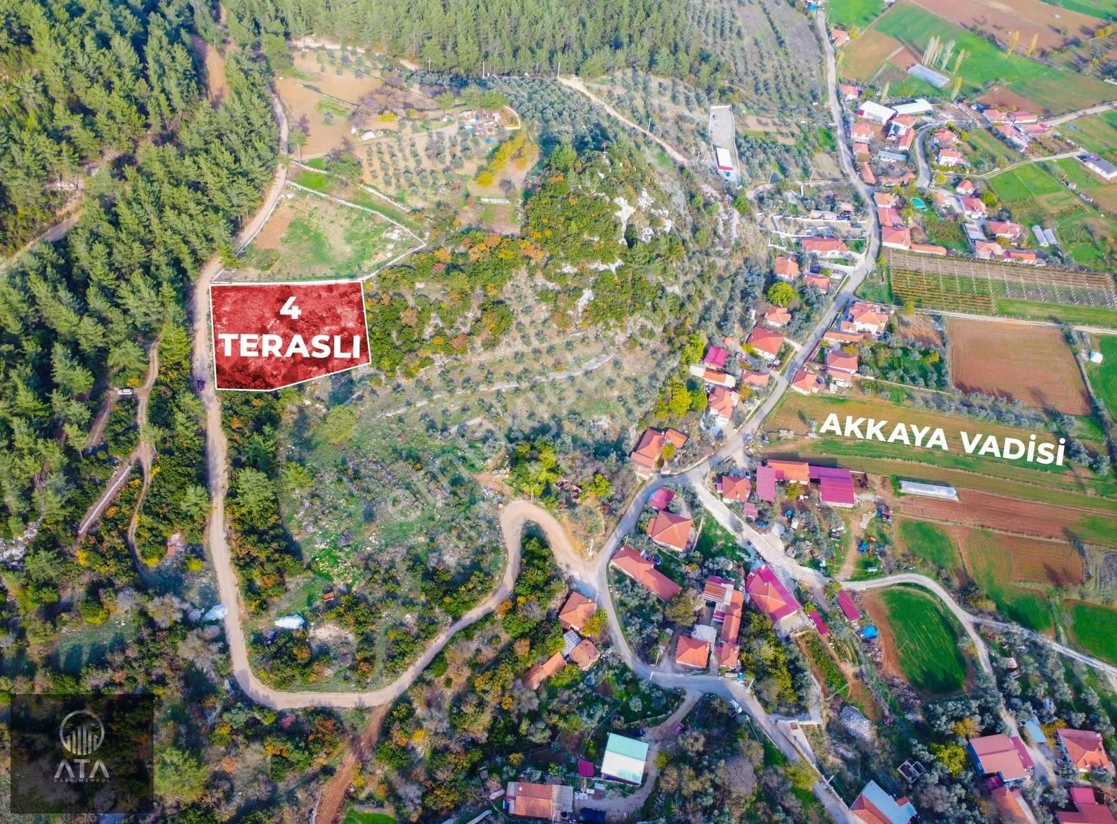 Ata'dan Kızılağaç'ta Geniş Vadi Manzaralı 2 Dönüm Fırsat Tarla - Görsel 5