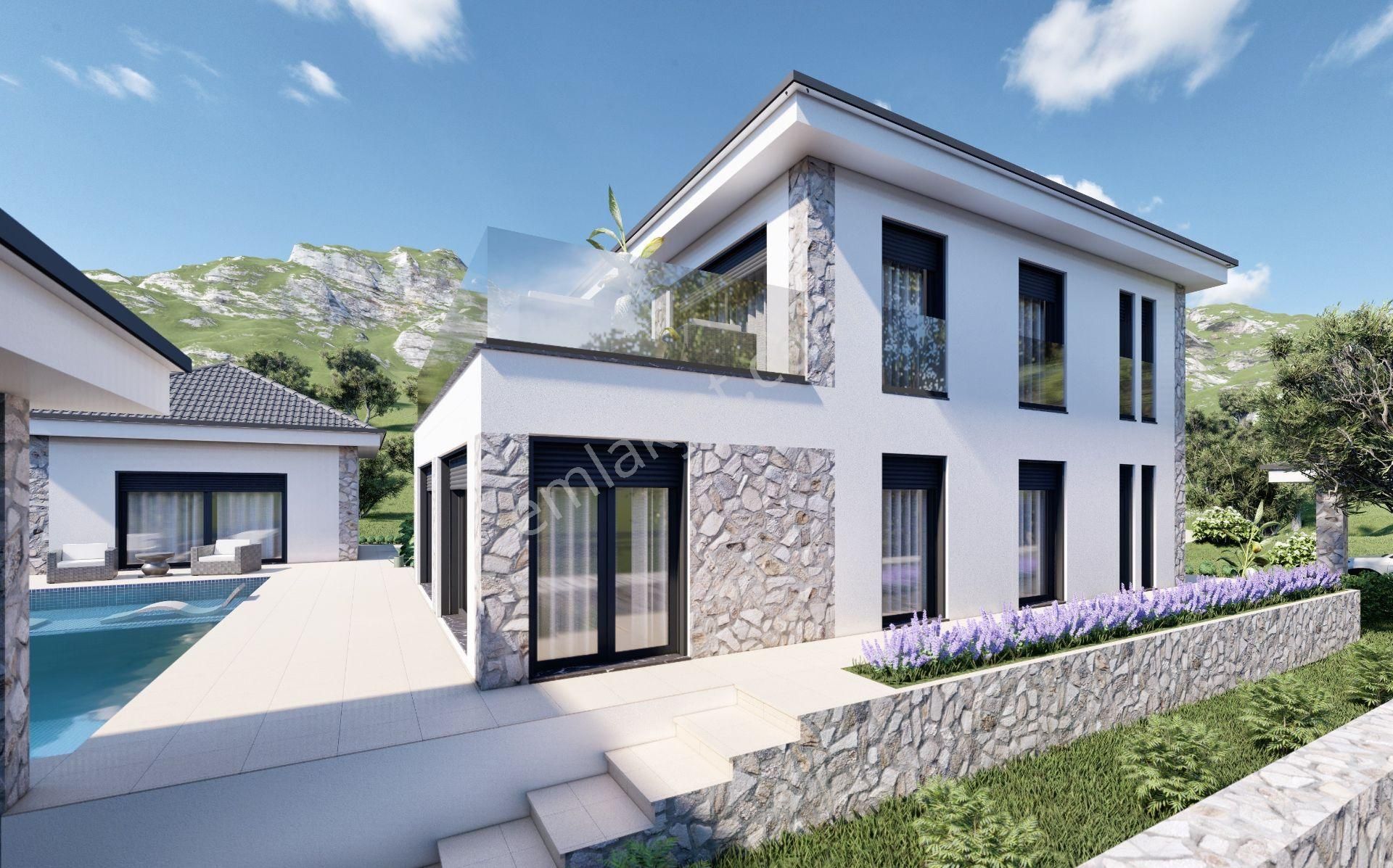 Datça Karaköy Marinaya Yakın Satılık 5825m² Arsa & Havuzlu Villa - Görsel 13