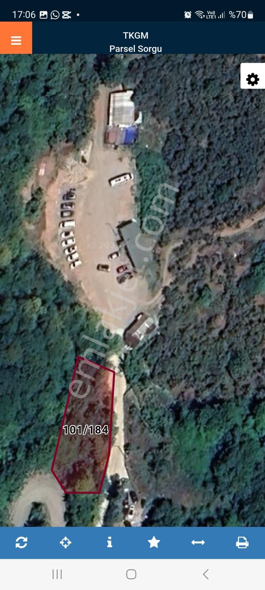 Doğançay Şelalesi Yolu Üzerinde Asfalt Yola Cephe 731m² Tarla... - Görsel 2