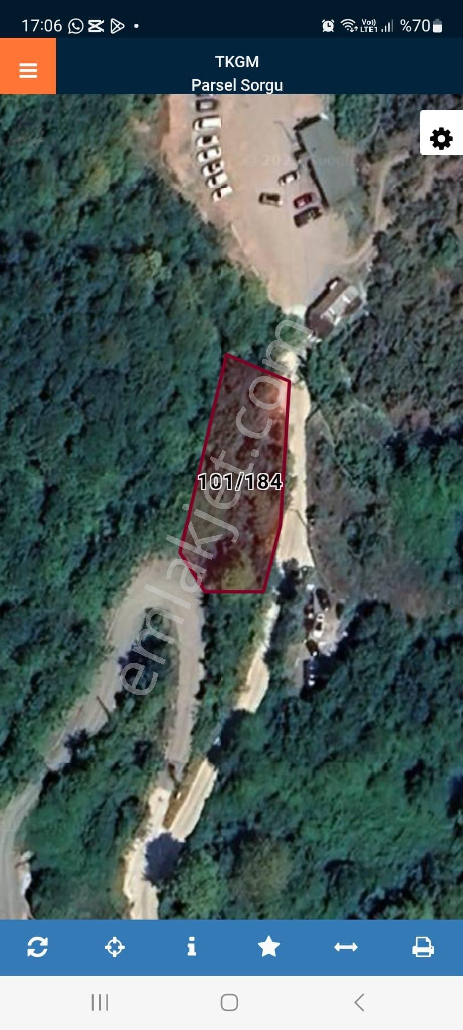 Doğançay Şelalesi Yolu Üzerinde Asfalt Yola Cephe 731m² Tarla...