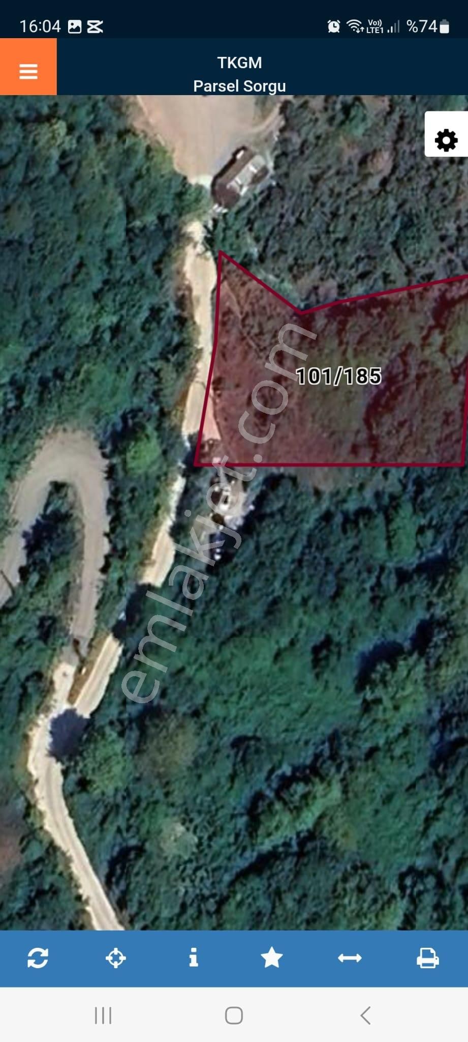 Doğançay Şelalesi Yolu Üzerinde Asfalt Yola Cephe 1778 M² Tarla... - Görsel 7