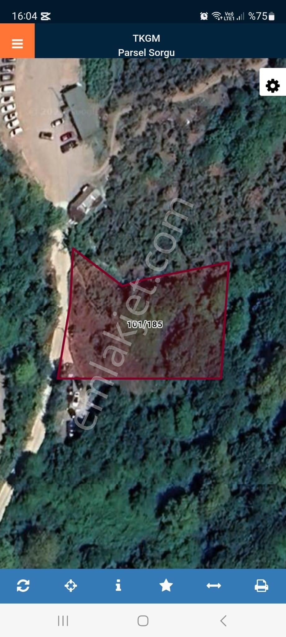 Doğançay Şelalesi Yolu Üzerinde Asfalt Yola Cephe 1778 M² Tarla...