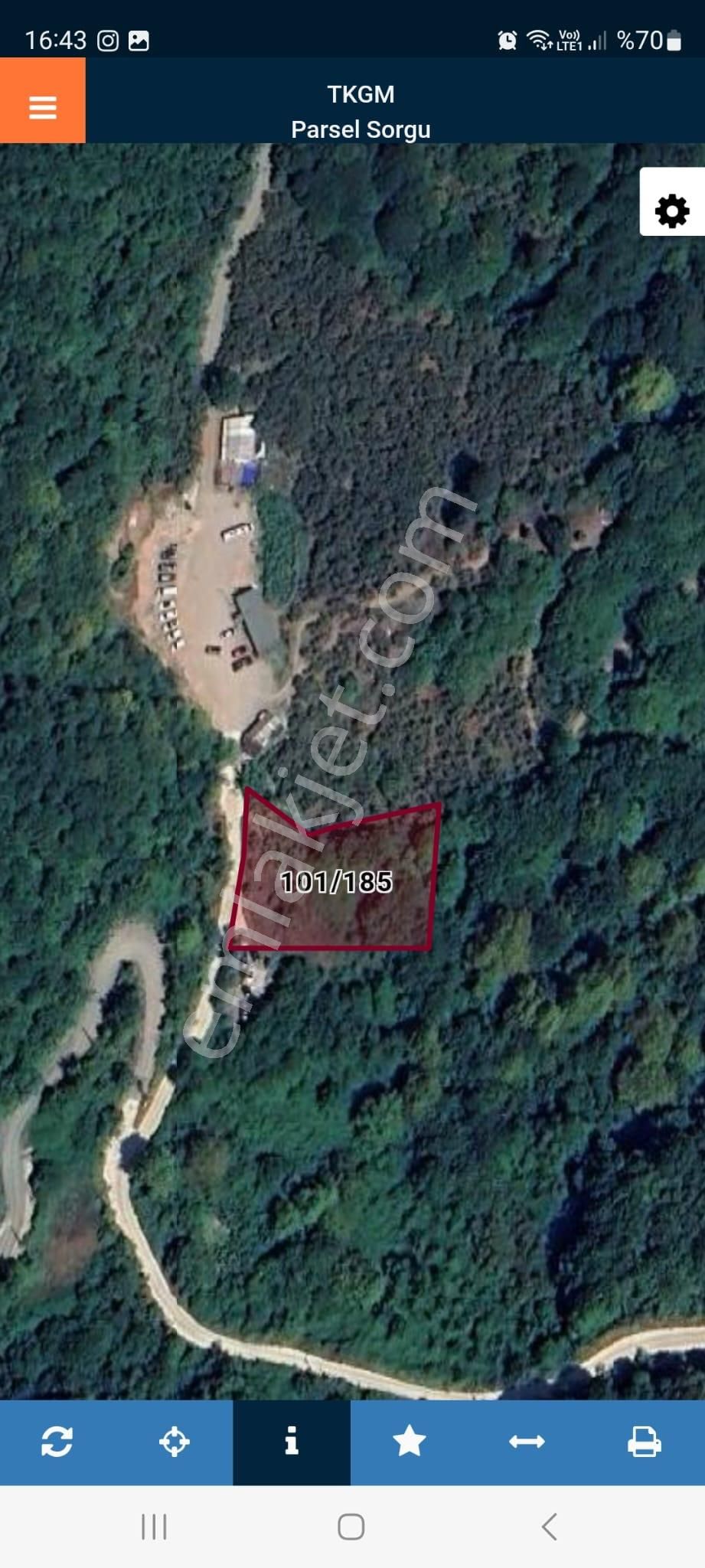 Doğançay Şelalesi Yolu Üzerinde Asfalt Yola Cephe 1778 M² Tarla... - Görsel 6