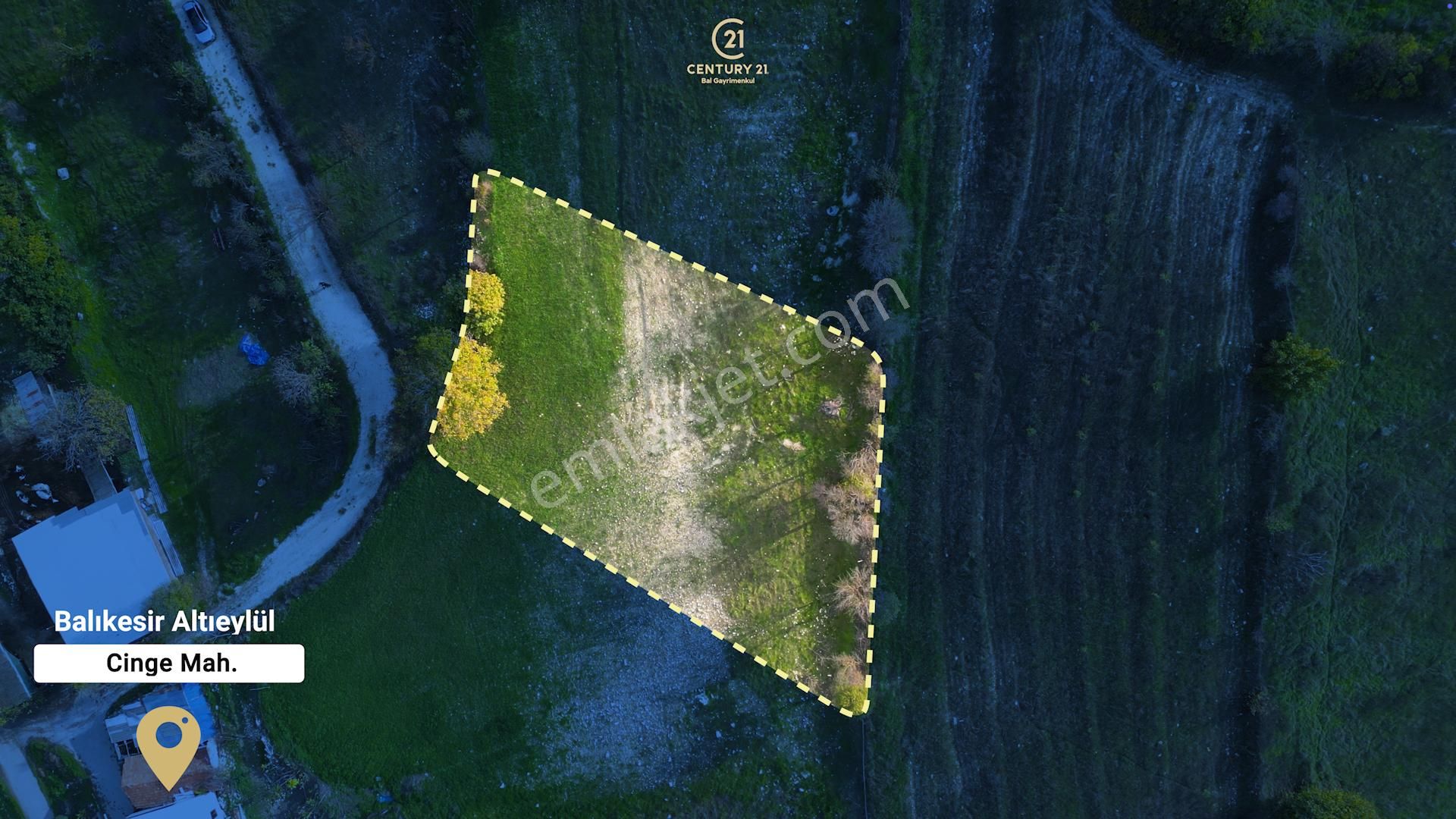 C21 Bal'dan Balıkesir Cinge Mh// Alt Yapısı Olan// 1288 M² Arsa - Görsel 2