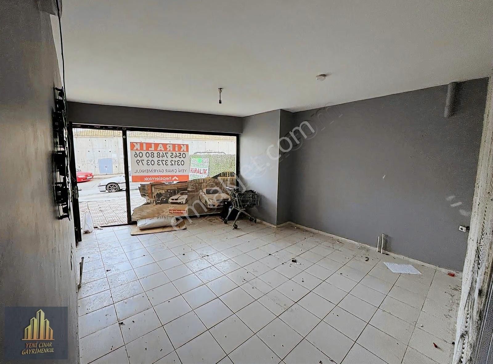 Yeni Çınar'dan İşlek Cadde'de Okul Yanı Kiralık Dükkan...!!!